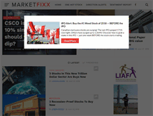 Tablet Screenshot of marketfixx.com